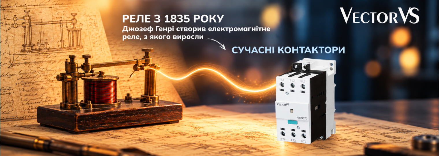 Сучасні контактори та реле мають історію, що налічує майже два століття