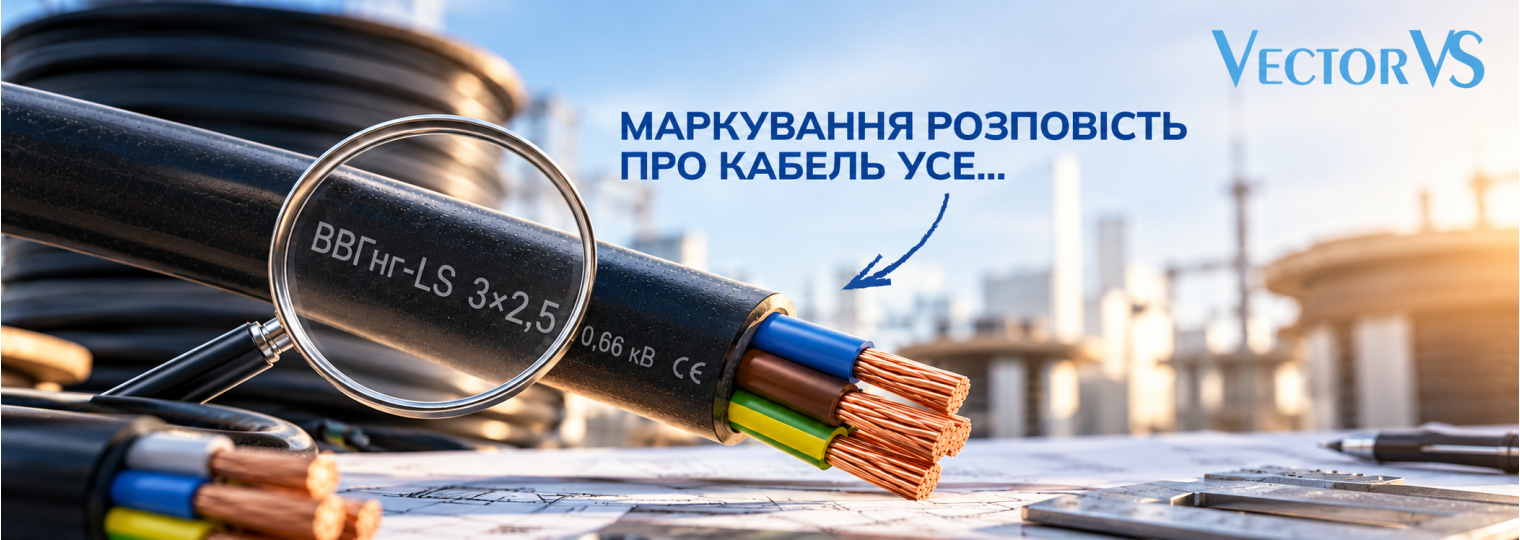 Кабель може виглядати однаково, але кілька символів у маркуванні здатні розповісти про нього майже все