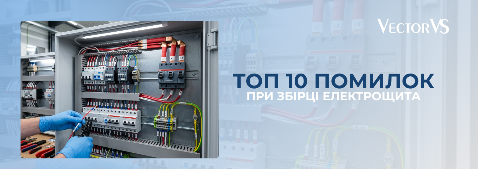 ТОП 10 помилок при збірці електрощита