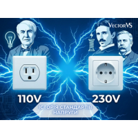 Історія стандартів напруги