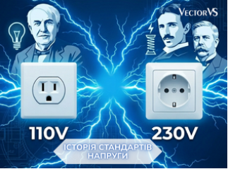 Історія стандартів напруги