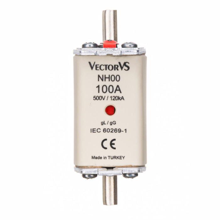 Запобіжник Ножовий Vector VS GENESIS NH00 100А 500V AC gG