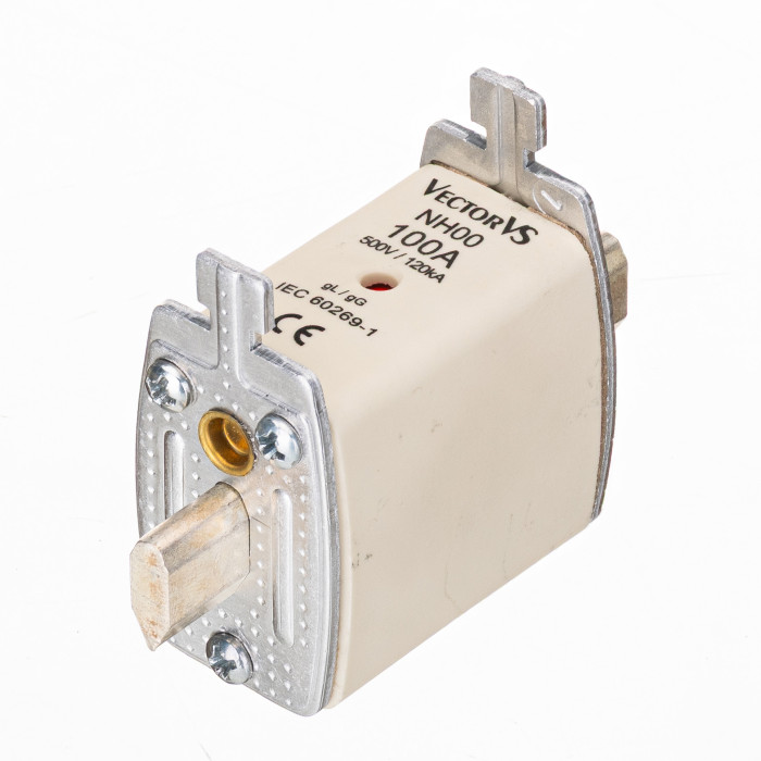 Запобіжник Ножовий Vector VS GENESIS NH00 100А 500V AC gG