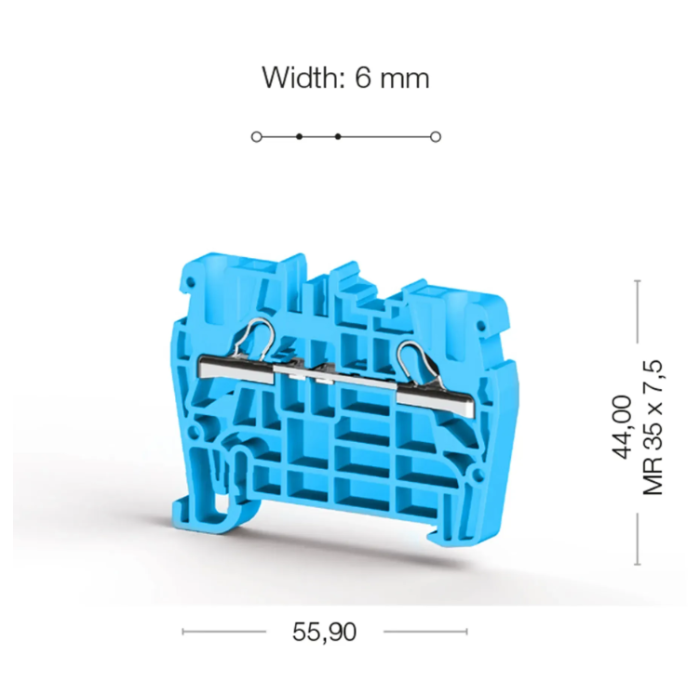 Клема Klemsan PYK Прохідна 4 мм - 0.0.0.3.07111RP