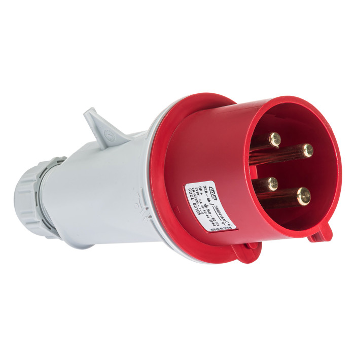 Вилка кабельна IDE MUNDIAL 3P+E 32A 380–415V IP44
