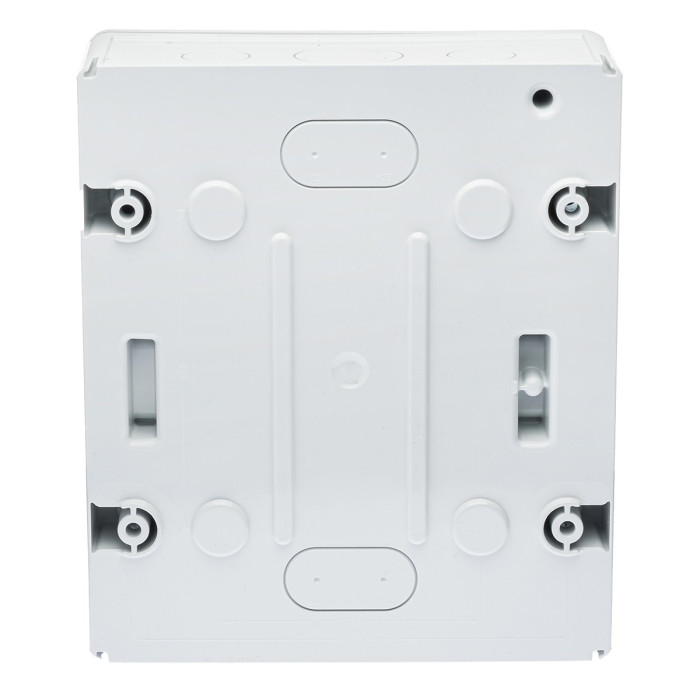 CDN6PT/RR Корпус розподільчий (ABS-пластик) ECOLOGY,1x6 модулів 231x202x113, IP65, з шинами N і PE