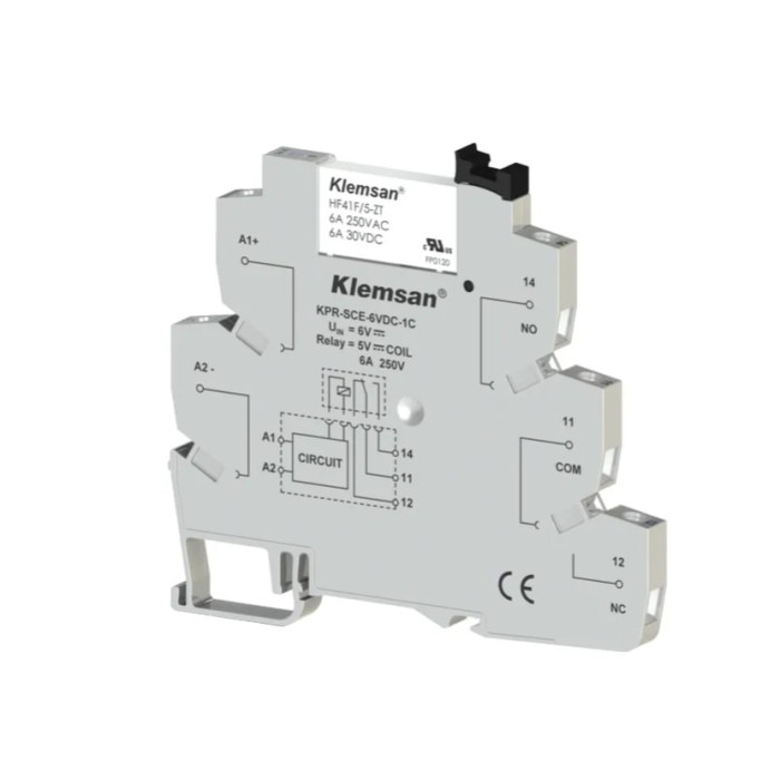 Колодка для інтерфейсного реле KPR-SCE 1P 12V DC (пак. 10 шт)