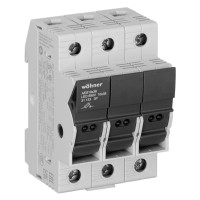 31133 Утримувач запобіжників Ambus 10х38 3р з LED індикацією