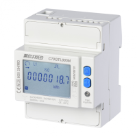 C70QTL005M4CAD Лічильник на DIN-рейку LCD 3Ф 4-пров. 400V 1-5A MID, RS-486