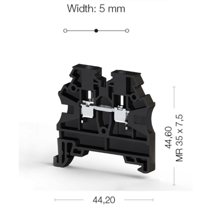 Клема Klemsan AVK Прохідна 2.5 мм - 0.0.0.3.04205RP