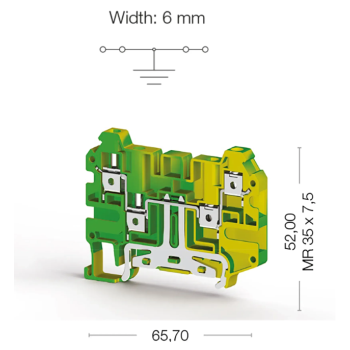 Клема Klemsan AVK Заземлення 4 мм - 0.0.0.3.34260