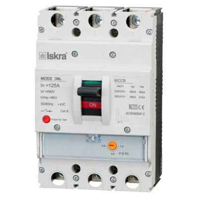 Автоматичний вимикач ISKRA MOD2 3P 125A 50 кА