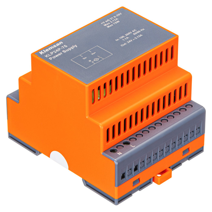 Блок живлення на DIN-рейку KLP 1Ph 24V DC 3.13A 75W