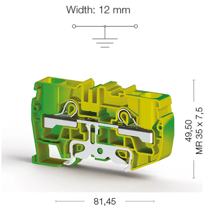 Клема Klemsan PYK Заземлення 16 мм - 0.0.0.3.36640