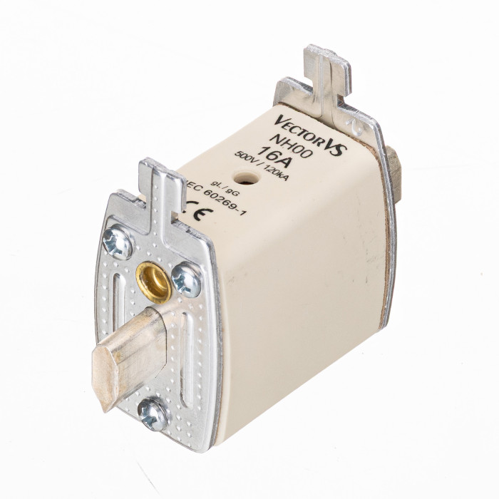 Запобіжник Ножовий Vector VS GENESIS NH00 16А 500V AC gG