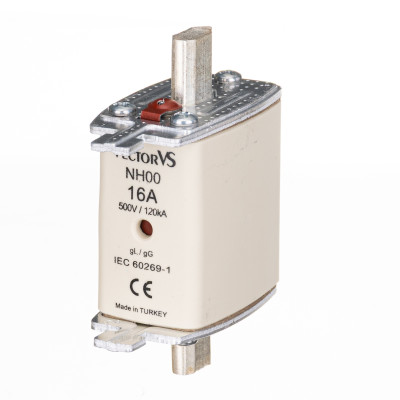 Запобіжник Ножовий Vector VS GENESIS NH00 16А 500V AC gG