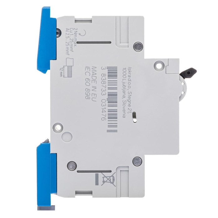 Модульний автоматичний вимикач ISKRA RI61 1P C3A 10кА - 786100050000