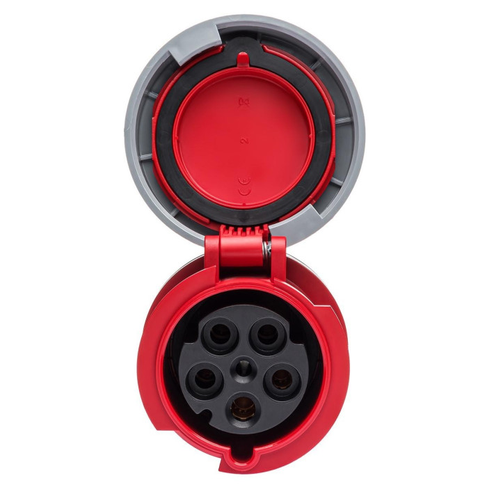 Розетка кабельна IDE MUNDIAL 3P+N+E 63 А 200/346–240/415 В IP66-67 - 03753