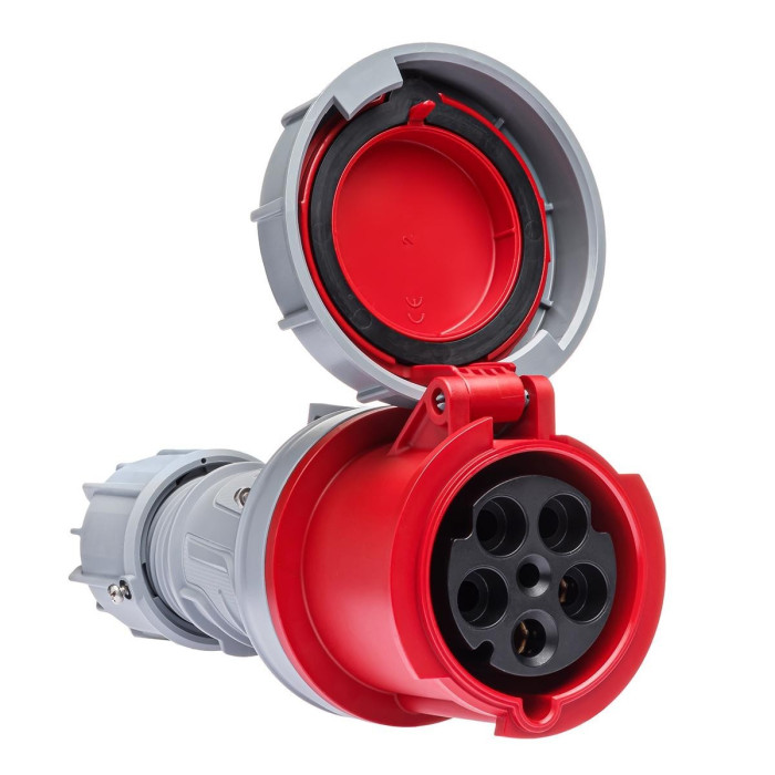 Розетка кабельна IDE MUNDIAL 3P+N+E 63 А 200/346–240/415 В IP66-67 - 03753