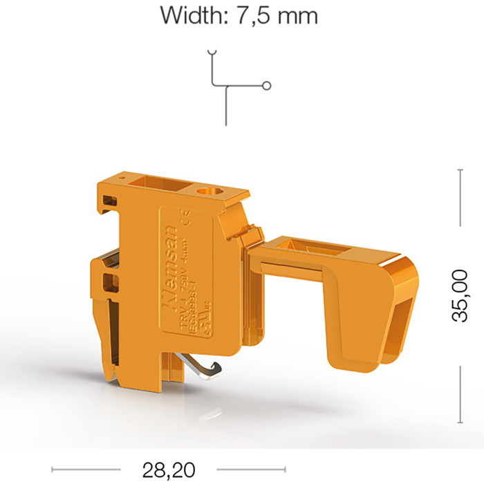 Клема Klemsan TRV Для підключення трансформаторів 4 мм - 0.0.0.4.22017