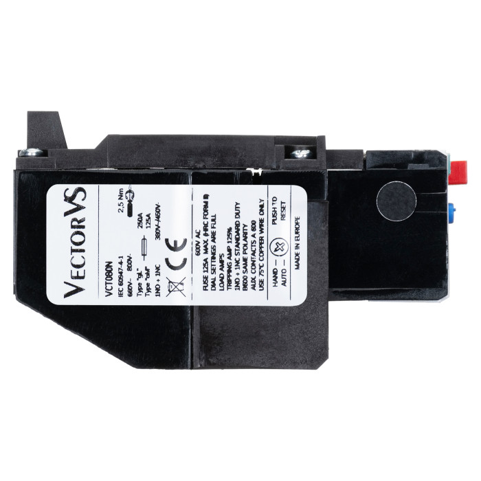 Теплове реле VCT 57...70A для VCN 80...100