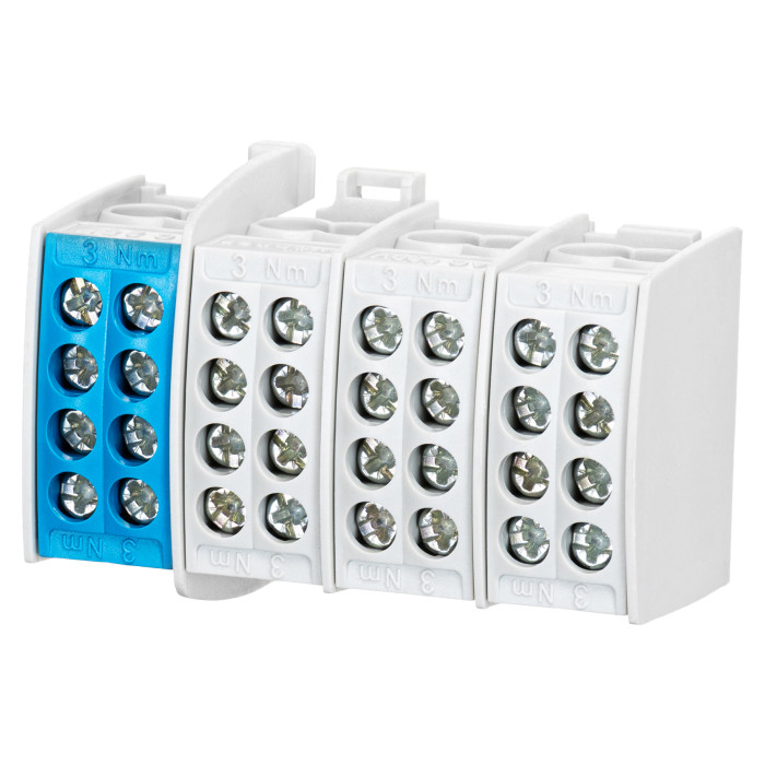 02606 Клемна колодка 25 мм кв., 4 входи - 4 виходи