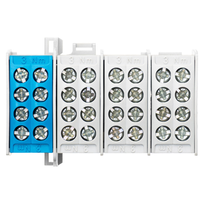 02606 Клемна колодка 25 мм кв., 4 входи - 4 виходи