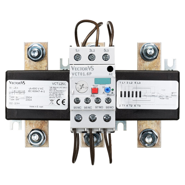 Теплове реле VCT 180...250A для VCN 110...400