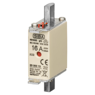 Ножовий запобіжник PRONUTEC gG NH000 16A