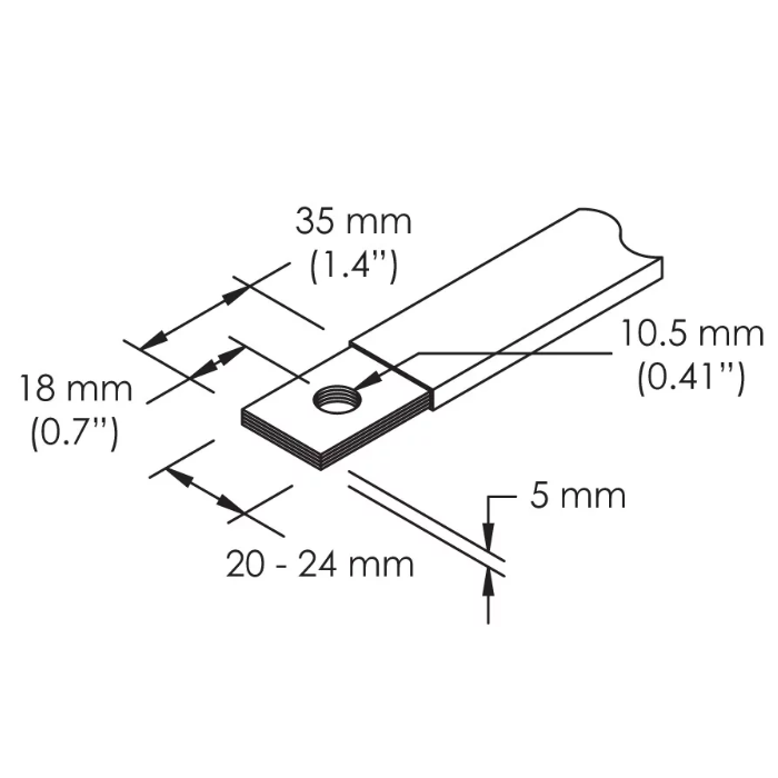 561132* Силова клема SBLL250