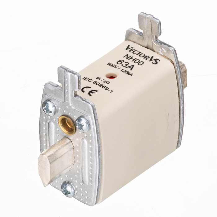 Запобіжник Ножовий Vector VS GENESIS NH00 63А 500V AC gG