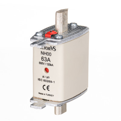 Запобіжник Ножовий Vector VS GENESIS NH00 63А 500V AC gG