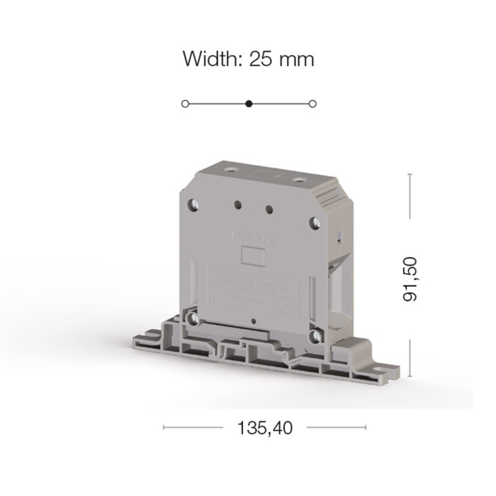Клема Klemsan AVK Прохідна 95 мм - 0.0.0.3.04460