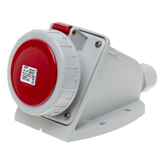 Розетка настінна IDE MUNDIAL 3P+N+E 16 А 200/346–240/415 В IP66-67 - 03823