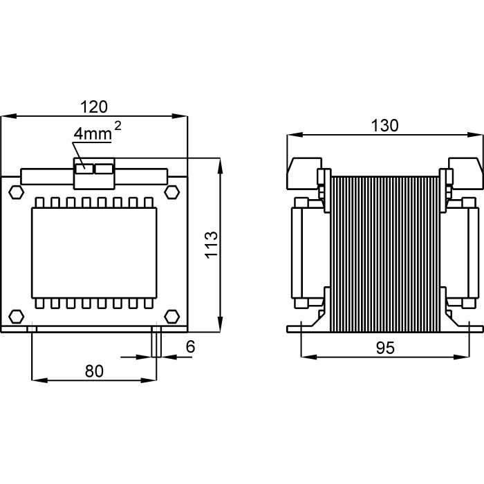 TTV126800VCO Трансформатор напруги VA, клас 0,5, 800:√3/100:√3 V
