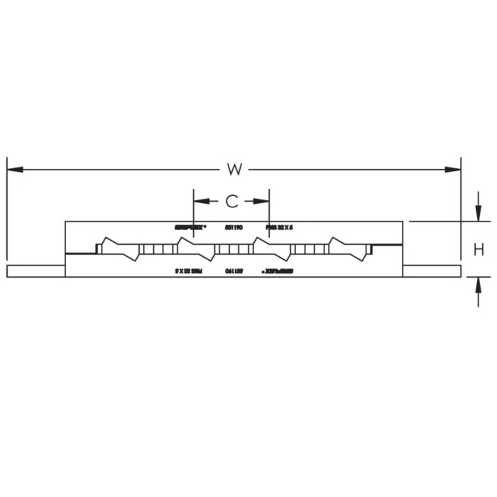 551190 Шинотримач плаский FBSS 400A