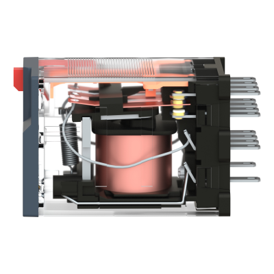 RXM4AB2B7 РЕЛЕ МІНІАТЮРНЕ,4CO,СВІТЛОДІОД,~24В