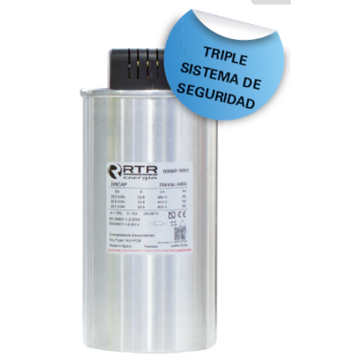 Конденсатор RTR Energia DWCAP 25 кВАр 400 В - D4002505TER0000