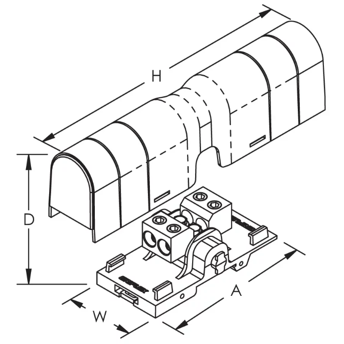 561141 Силова клема SBTT250