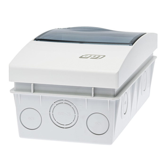 BM4PT/RR Корпус розподільчий внутр. прозоре вікно ORO,1x4 модуля 228x120x97, IP40, з шинами N і PE