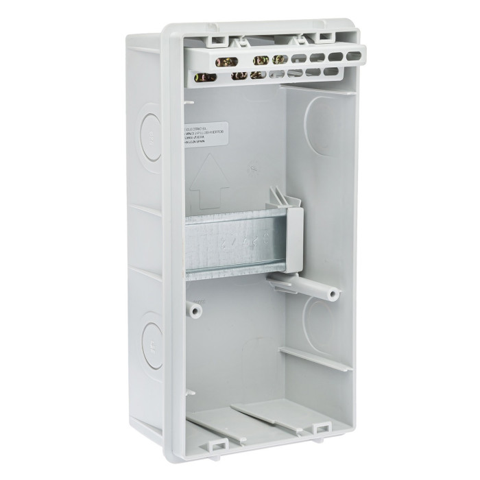 BM4PT/RR Корпус розподільчий внутр. прозоре вікно ORO,1x4 модуля 228x120x97, IP40, з шинами N і PE