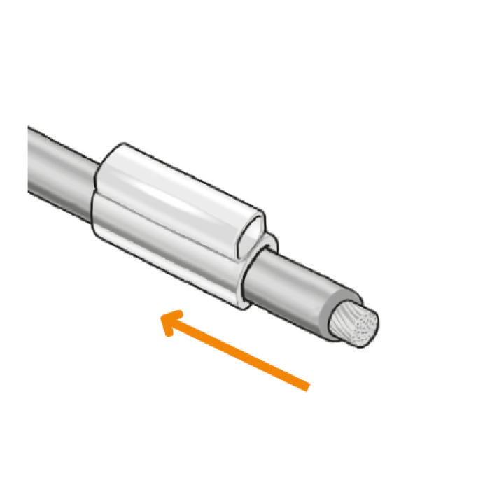 0.0.0.8.09310 Тримач маркування KCKKS 15 / 16-25 мм² (1 пак = 500 шт)