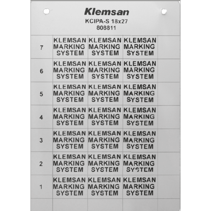 Самоклеюча маркувальна ПВХ етикетка KCIPA-S Klemsan 40X80 - 0.0.0.8.08820