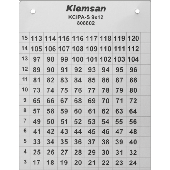 Самоклеюча маркувальна ПВХ етикетка KCIPA-S Klemsan 40X80 - 0.0.0.8.08820