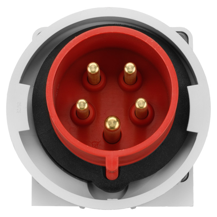 Настінна вилка IDE MUNDIAL 3P+N+E 32A 200/346–240/415V IP67