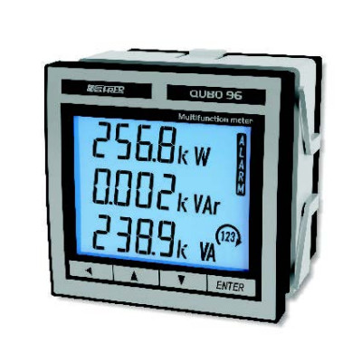 Q96P3H005ECQL Аналізатор мережі QUBO H, 1-5A, 400V AC ModBus TCP+WebServer+Internal mem., живл. 20-6