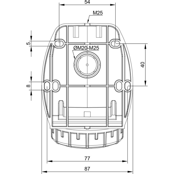 Розетка настінна IDE MUNDIAL 2P+E 16 А 200–250 В IP66-67 - 02821