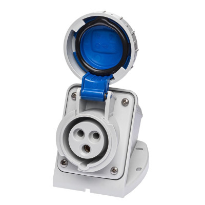 Розетка настінна IDE MUNDIAL 2P+E 16 А 200–250 В IP66-67