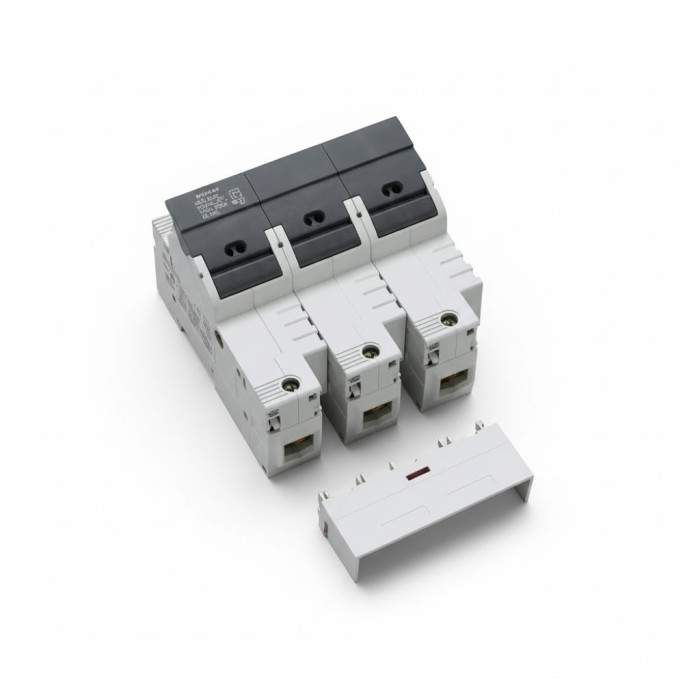 Утримувач запобіжників Woehner Ambus 22х58 3р з сигналізацією - 31943