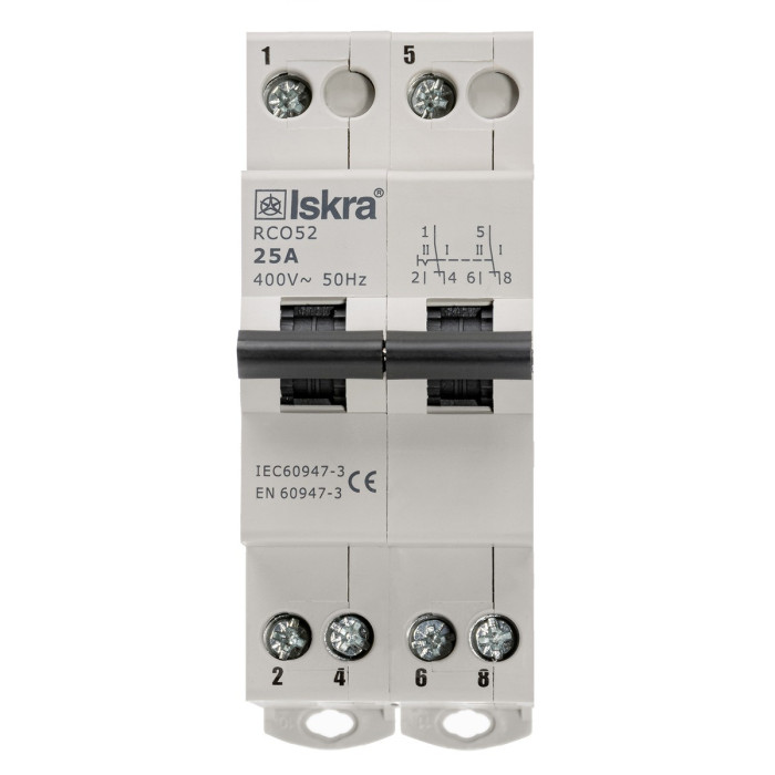 Модульний перемикач навантаження ISKRA RCO52 4P 25A - 786101202000